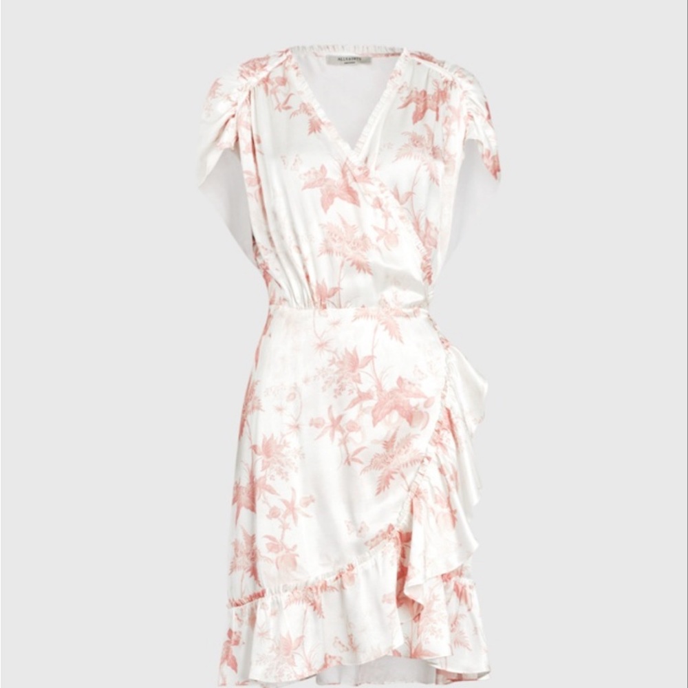 ALL SAINTS Zini Evolution Wrap Dress